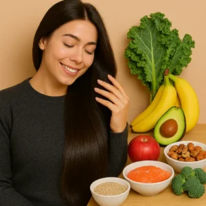 تاثیر تغذیه بر سلامت مو