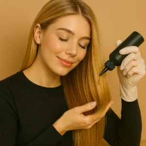 رنگساژ طلایی برای موهای روشن