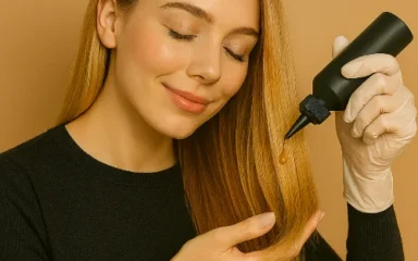 رنگساژ طلایی برای موهای روشن
