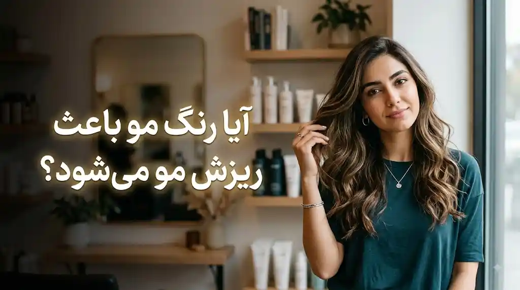 ارتباط رنگ مو و ریزش مو